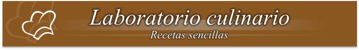 Laboratorio culinario Recetas sencillas